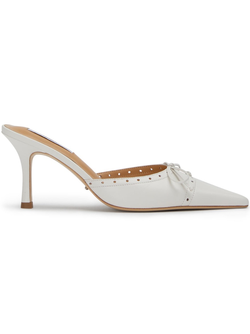 TONT BIANCO SCOOTER HEEL IN WHITE NAPPA | SLIGHTLY USED
